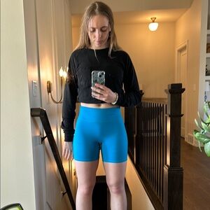 Women's Blue Fabletics Athletic Shorts